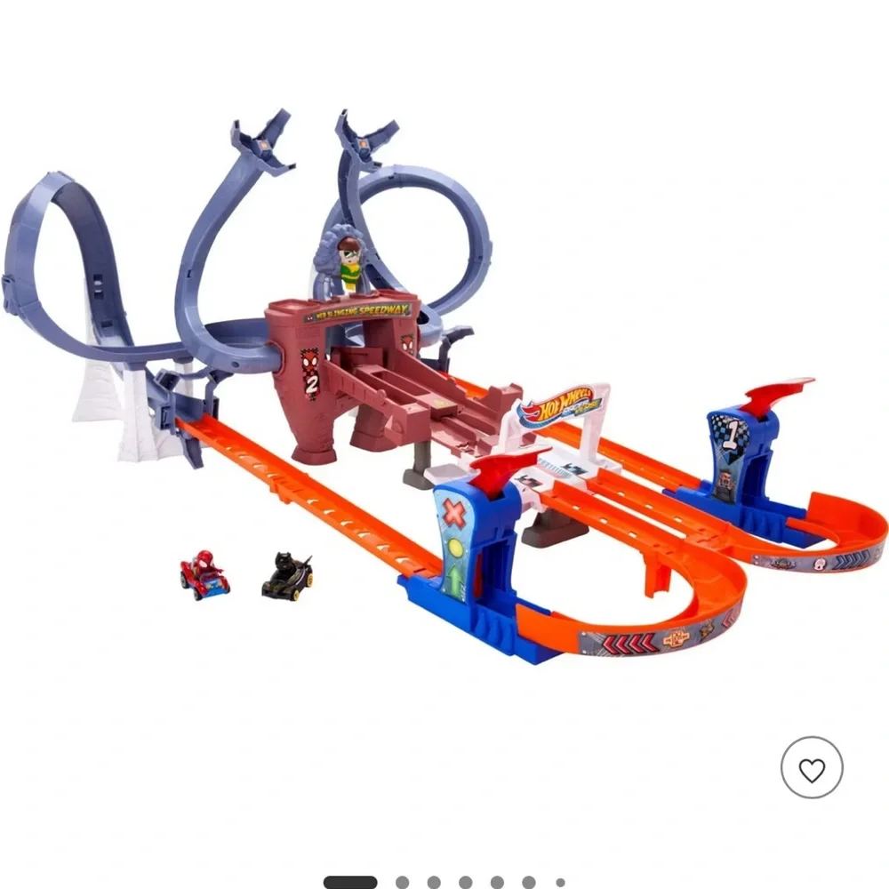 Hot Wheels Spider Man Racer Verse Track Set - Picture 1 of 14